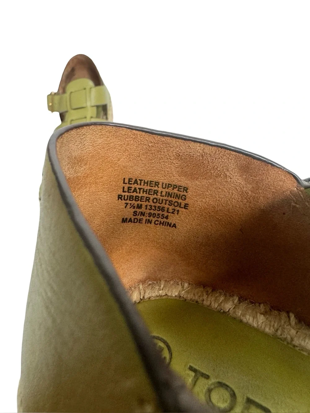 Tory Burch | Fisherman Studded Platform Espadrille in Pistachio Green 7.5